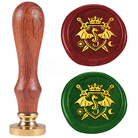 Wax Seal Stamp Set AJEW-WH0208-1206-1