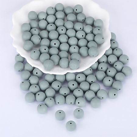 Round Silicone Focal Beads LS-SI-JX0046A-43-1