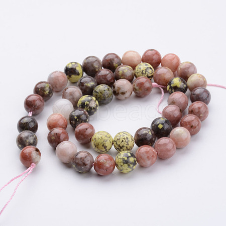 Natural Gemstone Bead Strands G-K152-07-8mm-1