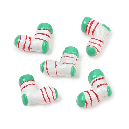 Dyed & Heated Glass Enamel Beads GLAA-B036-01-1
