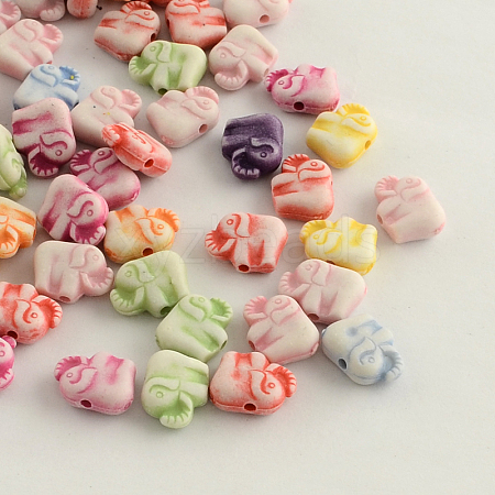 Craft Style Acrylic Beads MACR-Q157-M28-1