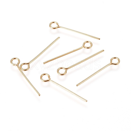 304 Stainless Steel Eye Pins A-STAS-L238-005B-G-1