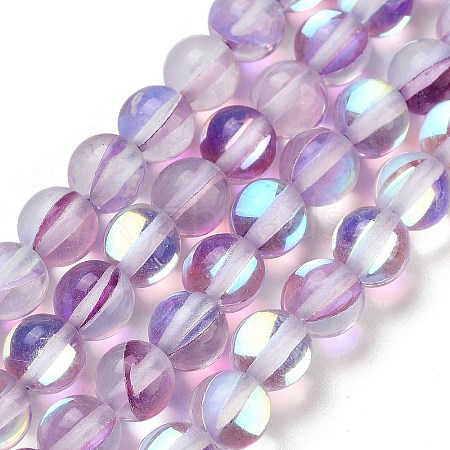 Transparent Glass Beads GLAA-B022-6mm-10-1