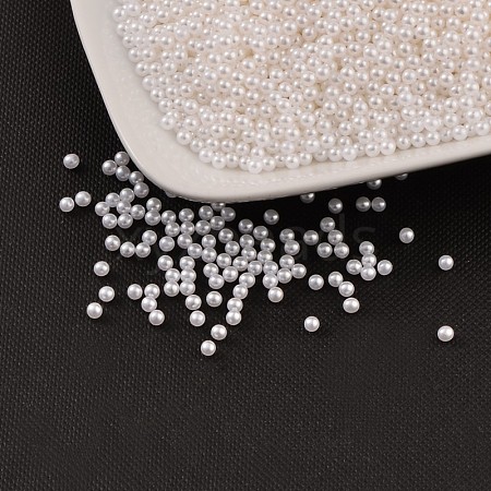 Imitation Pearl Acrylic Beads OACR-S011-2mm-Z9-1