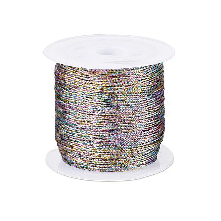 9-Ply Metallic Polyester Embroidery Floss WCOR-TAC0001-01A-1