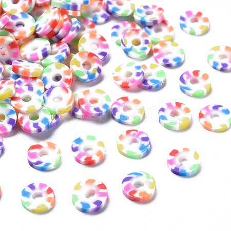 Handmade Polymer Clay Beads CLAY-S095-A004-1