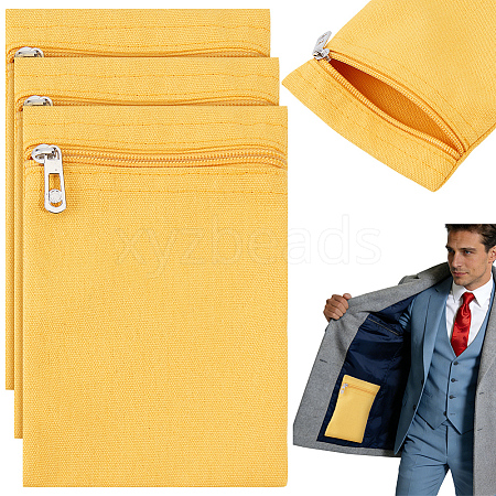 Canvas Cloth Zipper Bags ABAG-WH0077-09B-06-1