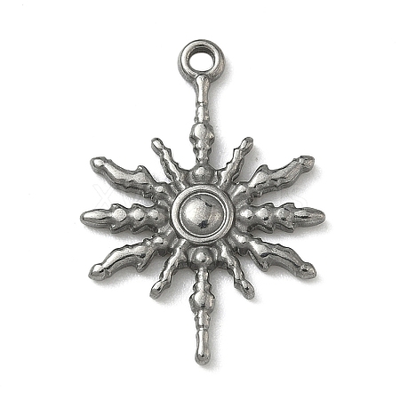 304 Stainless Steel Pendants STAS-P422-02C-P-1
