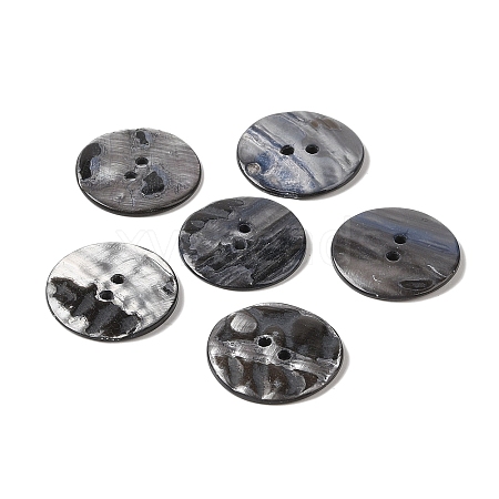 Natural Freshwater Shell Button BSHE-H018-14-1