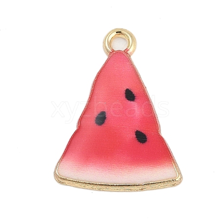 Alloy Enamel Pendants FIND-K020-21B-G-1