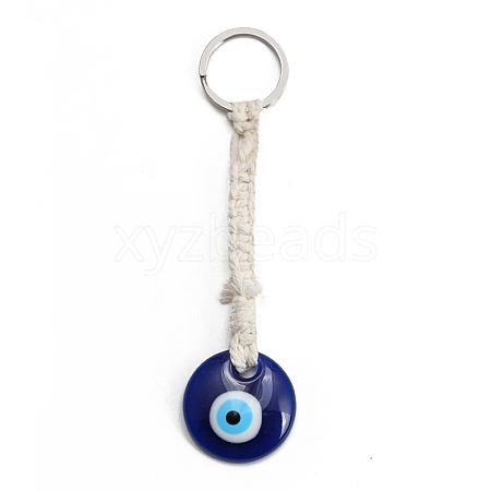 Plastic Evil Eye Pendants Decorations Keychain PW23040407422-1