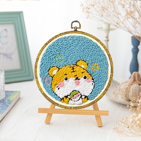 DIY Punch Embroidery Beginner Kits PW-WG3DC73-03-1