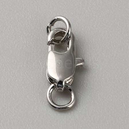 Brass Lobster Claw Clasps LS-FIND-WH0110-859A-P-1