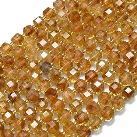 Natural Citrine Beads Strands G-K389-A17-01-1