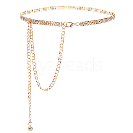 Iron Waist Body Chain AJEW-WH20022-58G-1
