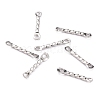 Tarnish Resistant 201 Stainless Steel Links Connectors X-STAS-B011-02A-P-2