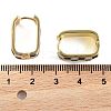 Brass & 925 Sterling Silver Pin Hoop Earrings EJEW-R013-01G-5