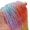 Transparent Painted Glass Beads Strands LS-DGLA-A034-T3mm-A12-2