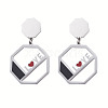 Mixed Style 304 Stainless Steel Dangle Earrings EJEW-I254-02P-3
