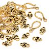 Tibetan Style Hook and Eye Clasps GLF1278Y-3
