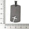 304 Stainless Steel Rhinestone Stamping Blank Tag Pendants STAS-G346-16EB-3