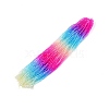 Gradient Color Baking Painted Glass Bead Strands DGLA-A039-T4mm-A08-1