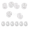 6Pcs 925 Sterling Silver Hollow Initial Beads STER-TA0001-53G-1