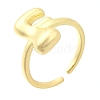 Rack Plating Brass Open Cuff Rings RJEW-S394-01G-F-2