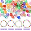 600Pcs 24 Style Transparent Acrylic Beads MACR-YW0002-92-2