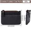 Rectangle Leather Credit Card Wallets for Women Men AJEW-WH20007-09A-2