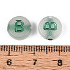 Luminous Frosted Acrylic Beads FACR-T008-02B-4