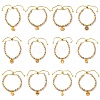 Brass Slider Bracelets BJEW-C090-01G-2