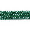 Transparent Electroplate Glass Beads Strands LS-GLAA-F029-2mm-C10-1