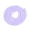 Imitation Jade Glass Beads Strands GLAA-T023-4mm-C01-2