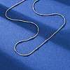 1.2MM 304 Stainless Steel Satellite Chain Necklaces NJEW-T016-21A-P-2