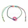Adjustable Nylon Thread Braided Bead Bracelets BJEW-JB05868-2