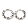 316 Surgical Stainless Steel Hoop Earrings EJEW-D096-19H-AS-1