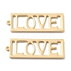 Brass Pendants KK-V003-01B-1