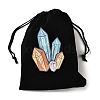 Rectangle Printed Velvet Cloth Packing Pouches ABAG-U006-03E-3