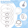 4Pcs 4 Styles Plastic & Glass Magnifier FIND-DR0001-56-3