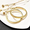 304 Stainless Steel Hoop Earrings for Women EJEW-C096-43G-03-4