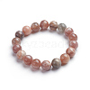 Natural Sunstone Stretch Bracelets BJEW-E373-10mm-04-6