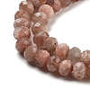 Natural Sunstone Beads Strands G-G140-B01-01-4