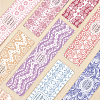   90Pcs 9 Colors Lace Style Handmade Soap Paper Tag DIY-PH0005-37-5