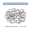 SUPERFINDINGS 40Pcs 40 Styles 201 Stainless Steel Guides Ring FIND-FH00006-87-2