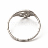 Non-Tarnish 304 Stainless Steel Hollow Out Butterfly Wing Finger Ring for Women RJEW-K239-13P-2