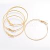 Iron Jewelry Hoop Earrings IFIN-C045-49x1-G-1