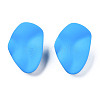 Spray Painted Iron Stud Earring Findings IFIN-N008-020B-2
