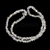Electroplate Transparent Glass Beads Strands EGLA-P061-04C-AB16-3