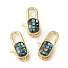 Brass Enamel Lobster Claw Clasps KK-K385-015G-2